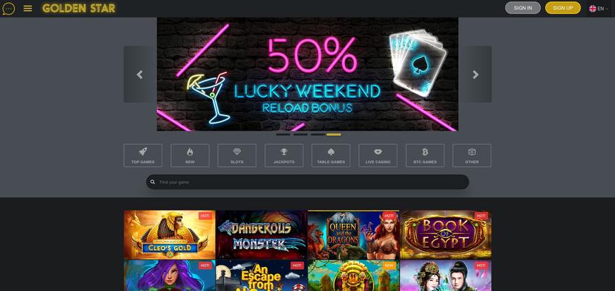 Golden Star Casino Mobile App